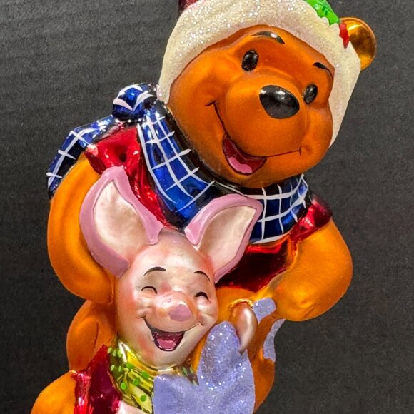 Christopher Radko Disney Catalog Exclusive "Small Packages” Pooh & Piglet 1999 - Picture 4 of 12